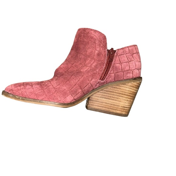 Lucky brand Saucie Womens Comfort Insole Pointed Toe suede Ankle boots size 6 - Picture 2 of 7